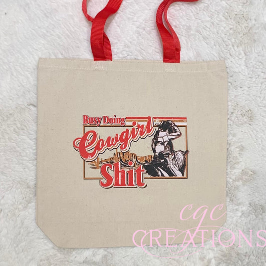 Cowgirls Canvas Tote Bag
