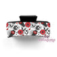 Coffins And Lipstick Claw Hair Clip