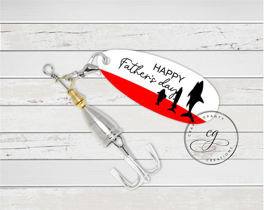 Happy Fathers Day Fishing Lure