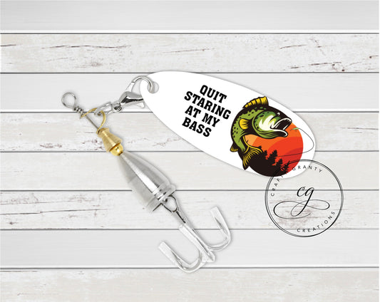 Quit Staring At My Bass Fishing Lure