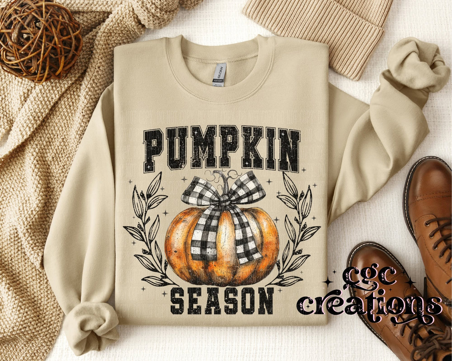 Pumpkin Season Apparel(t-shirt or crewneck sweatshirt or hoodie)