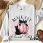 Black Cat Social Club Apparel(t-shirt or crewneck sweatshirt or hoodie)