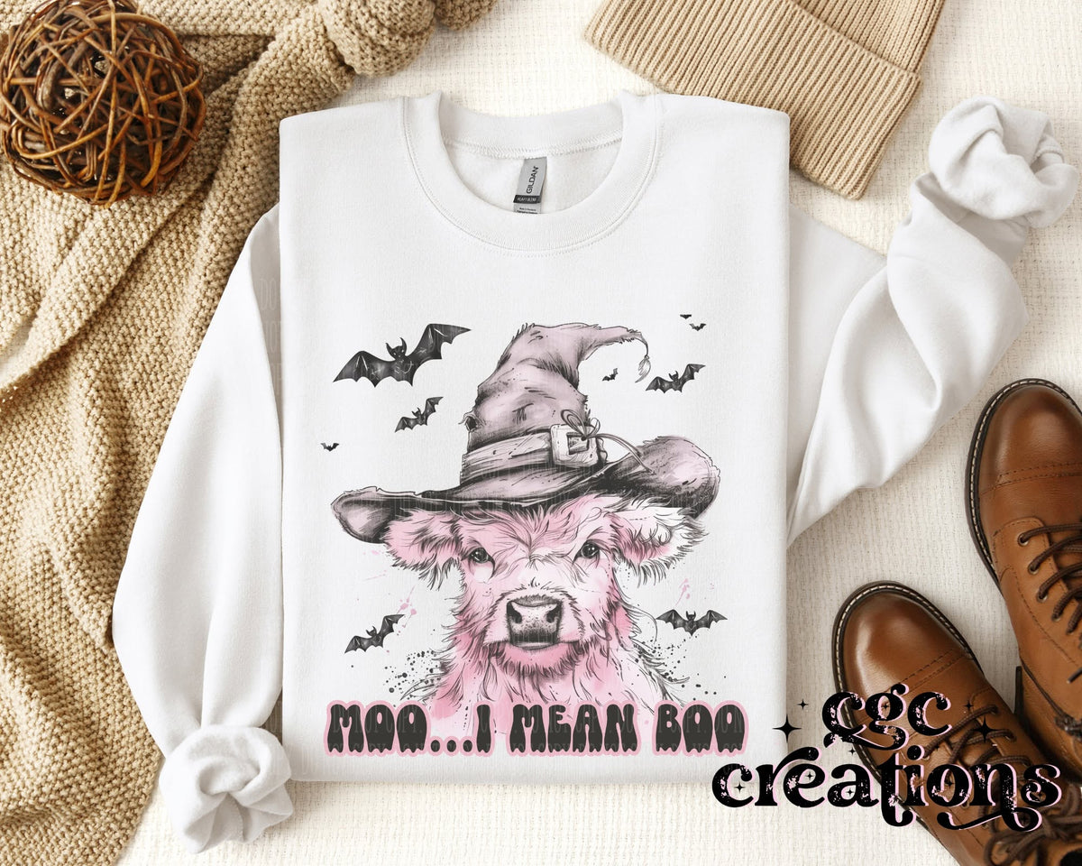 Moo I Mean Boo Apparel(t-shirt or crewneck sweatshirt or hoodie)
