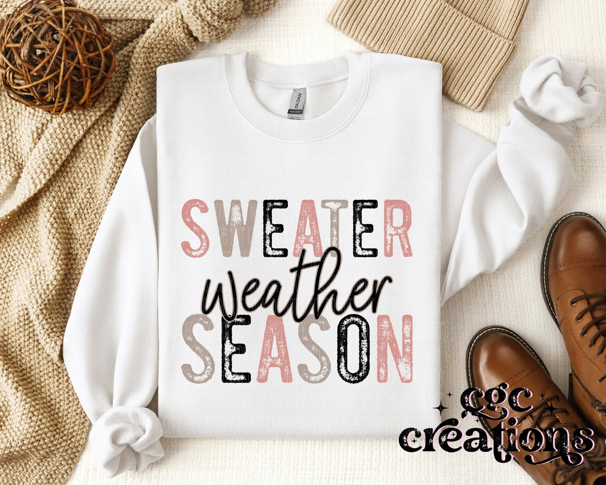 Sweater Weather Apparel(t-shirt or crewneck sweatshirt or hoodie)