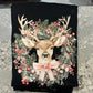 Deer Wreath Christmas Crewneck
