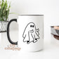 Middle Finger Ghostie 15oz Ceramic Coffee Mug