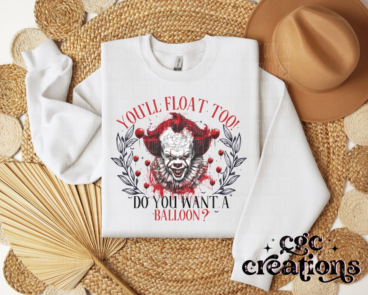 Clown Apparel(t-shirt or crewneck sweatshirt or hoodie)