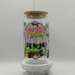 Hocus Pocus 16oz Glass Cup With Lid