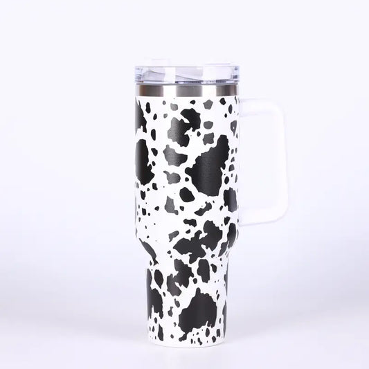 Cow hide looking 40 oz Tumbler