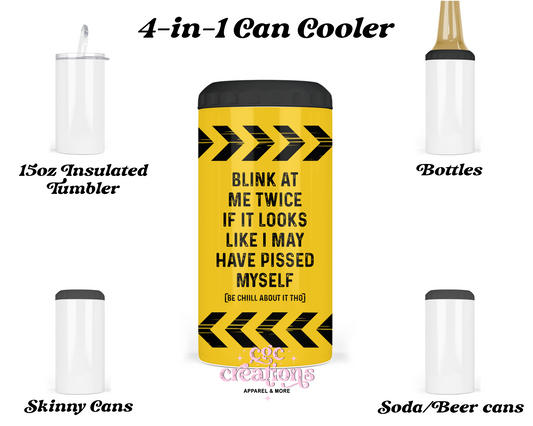 Blink At Me Twice 4-in-1 can cooler