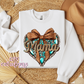 Western Mama Heart Crewneck Sweatshirt