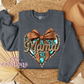 Western Mama Heart Crewneck Sweatshirt