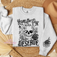 Have the Day You Deserve - Distressed Image Crewneck Sweatshirt