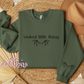 Violent Little Thing - Black Print Crewneck Sweatshirt