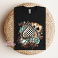 Checkered Spade #1  T-Shirt