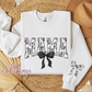 Mama Floral Toile Black Coquette Crewneck Sweatshirt
