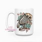 Checkered Spade #1 15oz Coffee Mug