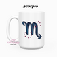 Zodiac  15 oz Ceramic Coffee Mug