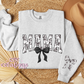 Mama Floral Toile Black Coquette Crewneck Sweatshirt