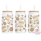Boho Honey 16oz Glass Cup With Lid