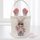 Personalized Bubble Blowing Rabbit Easter Bags
