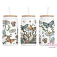 Book Lovers 16oz Glass Cup With Lid