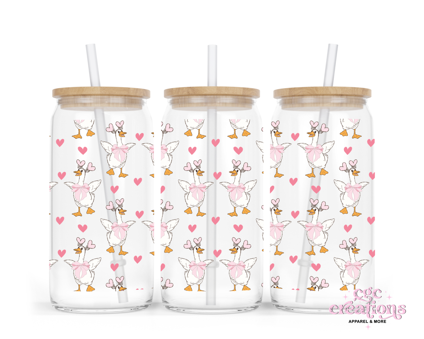 Peeking Highland Cow 16oz Glass Cup With Lid