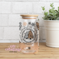 Christmas Cheer 16oz Glass Cup With Lid