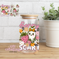 Berry Scary 16oz Glass Cup With Lid
