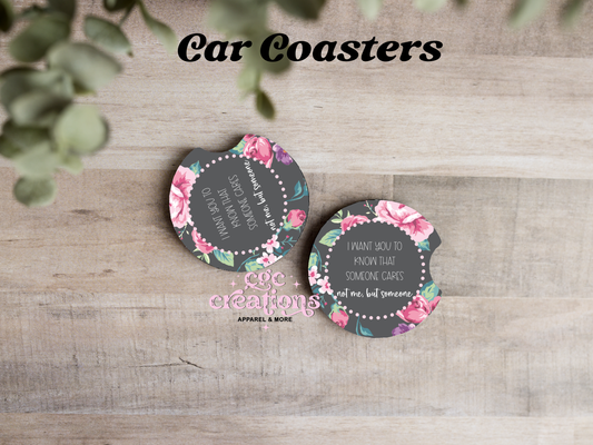 Someone Cares Car Coasters