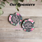 Fluent In Sarcasm And Cuss Words Car Coasters