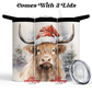 Christmas Highland Cow 20 oz Insulated Tumbler