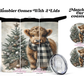 Highland Christmas Cow 20 oz Insulated Tumbler