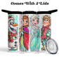 Frosted Princess Christmas - 20 oz Insulated Tumbler