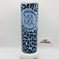 Mama Blue Leopard 20 oz Insulated Tumbler