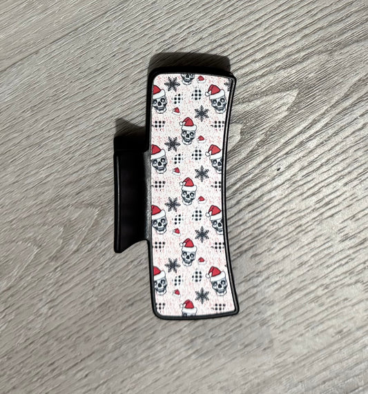 Skellie Christmas Claw Hair Clip- Black