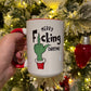 Merry F*cking Christmas-Red handle  15 oz Ceramic Coffee Mug