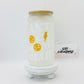 Anti Social Moms Club 16oz Glass Cup With Lid