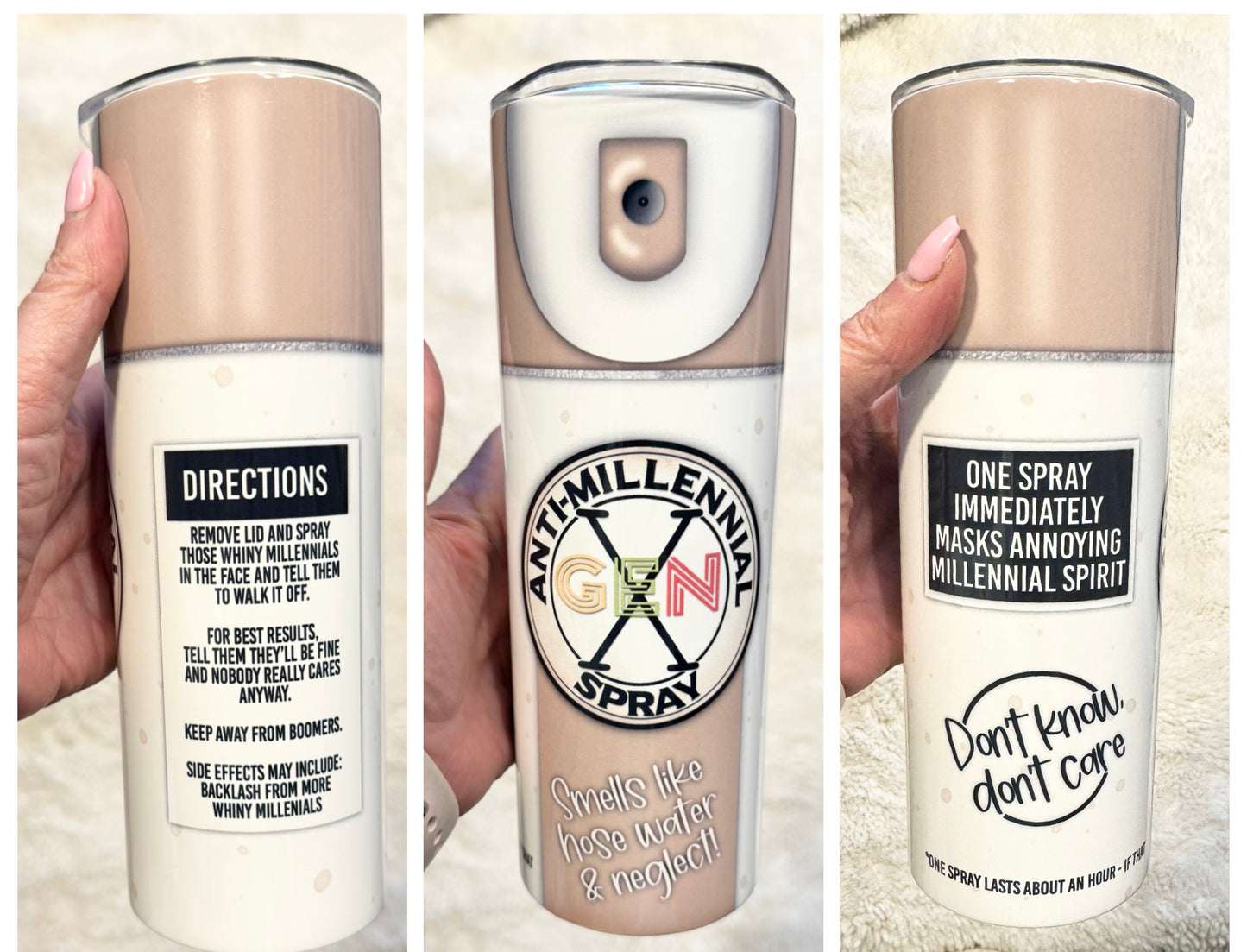 Gen X -Anti Millennial Spray 20oz Insulated Tumbler