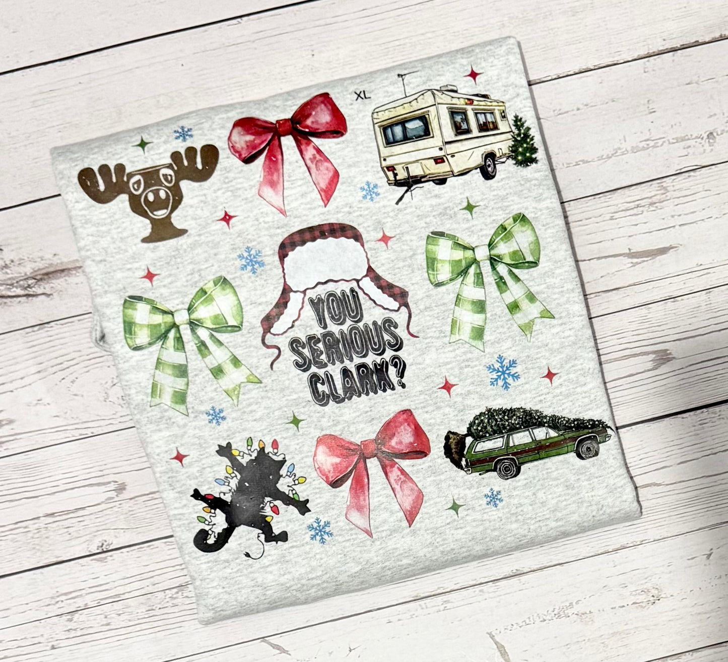 ASH GREY CREWNECK- Are You Serious Crewneck Sweatshirt