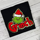BLACK CREWNECK- Mean One CHENILLE PATCH Crewneck Sweatshirt