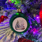 Christmas In Heaven #2 Plastic And Aluminum Christmas Ornament -  Green