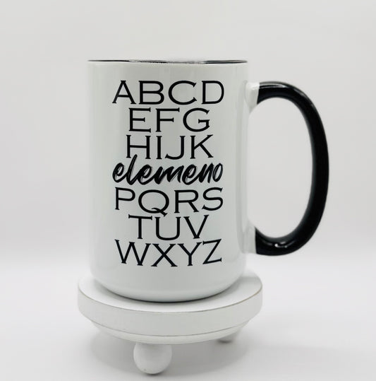 ABD Elemeno 15 oz Ceramic Coffee Mug