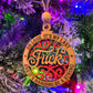 Oh Look It's My Last F*ck Laser Christmas Ornament