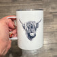 Highland Cow Insulated Coffee Tumbler