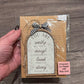 You Are Worthy Ornament/Car Charm With Story Card Mirror Hanger