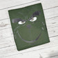 MILITARY GREEN CREWNECK- Mean One Merry Face Crewneck Sweatshirt