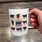 Patchwork Chickens Insulated Coffee Tumbler