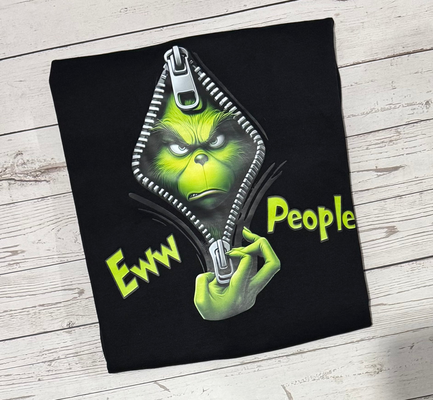 BLACK CREWNECK- Eww People Crewneck Sweatshirt