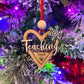 Teaching Is A Work Of Heart Laser Christmas Ornament